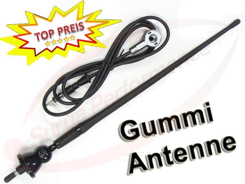 Gummiantenne Gummi Universell Universal VW Ford Jeep Land Rover