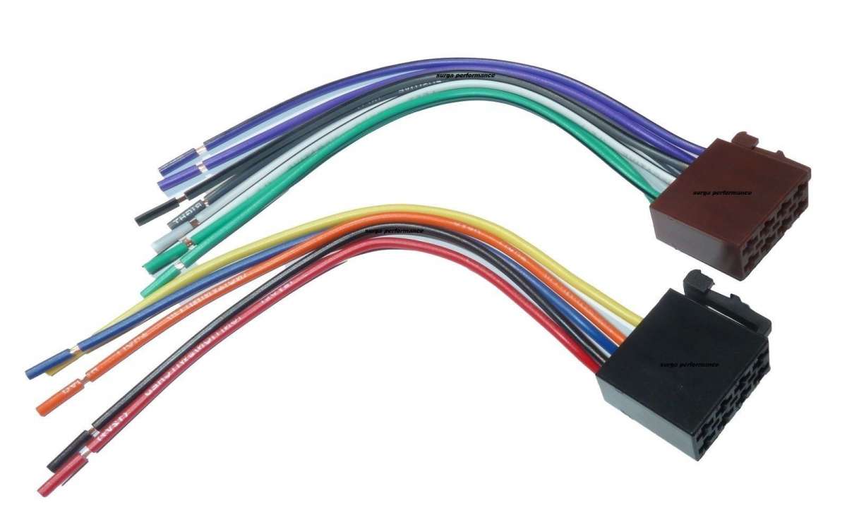 ISO Norm SteckerRadioadapter für Strom + Lautsprecher Surgaperformance