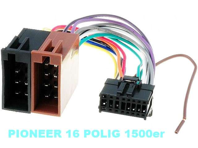 Pioneer Autoradio Pioner Stecker Adapter Kabel Iso Radioadapterkabel