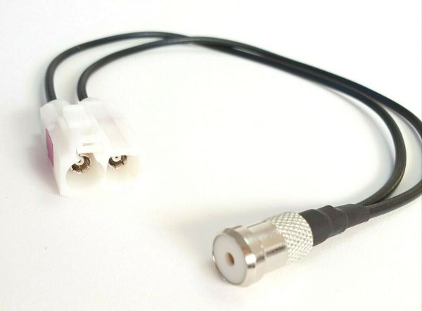 Antennenadapter Kabel für Seat Fakra 2-fach ISO Doppelfakra Adapter