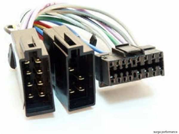 Adapter Kabel für JVC Auto Radio DIN ISO Stecker 16 Pin