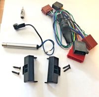 AUDI A4 Set B5 Rahmen Radio Blende Aktivsystem Adapter ISO Phantomeinspeisung