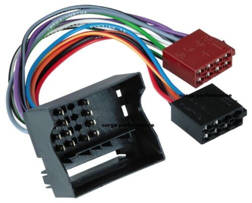 DIN ISO Stecker Radio Adapter Kabel für BMW Ford MINI MOST Quadlock  Flachpin 
