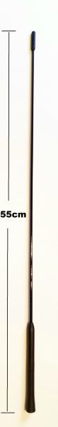 Autoantenne 55cm lang Universal einsetzbar M6 Innengewinde FM / AM Dachantenne