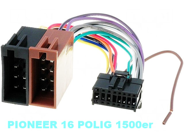 Autoradio ISO Adapter Kabel für Pioneer DEH-S520BT MVH-S520BT MVH-S420DAB 